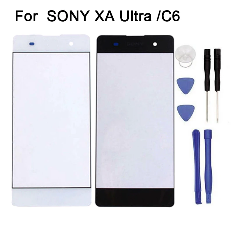 

10pcs/lot New Touch screen For SONY Xperia XA Ultra C6 Dual F3211 F3213 F321 touch Screen Front Glass Touch Panel Replacement
