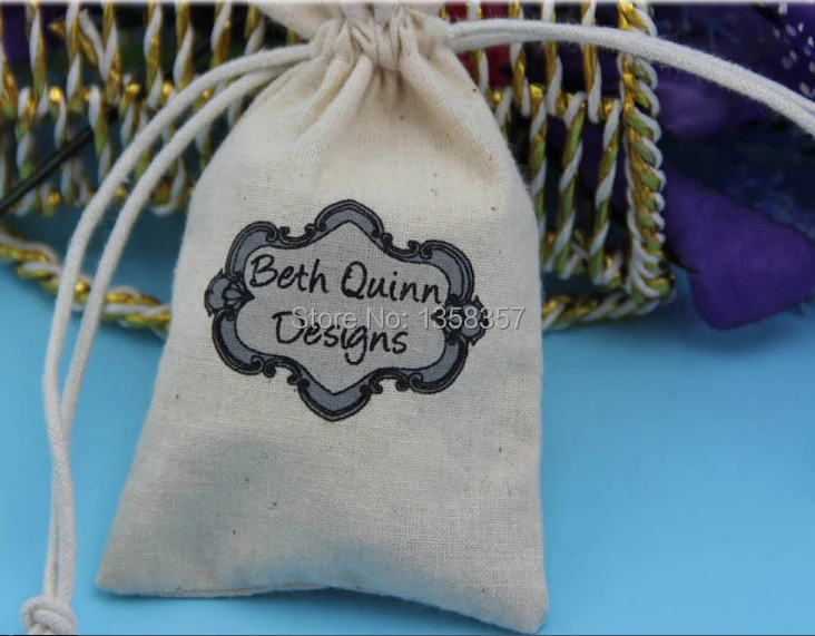100 шт./лот оптовая продажа джутовые/льняные подарочные сумки на шнурке для