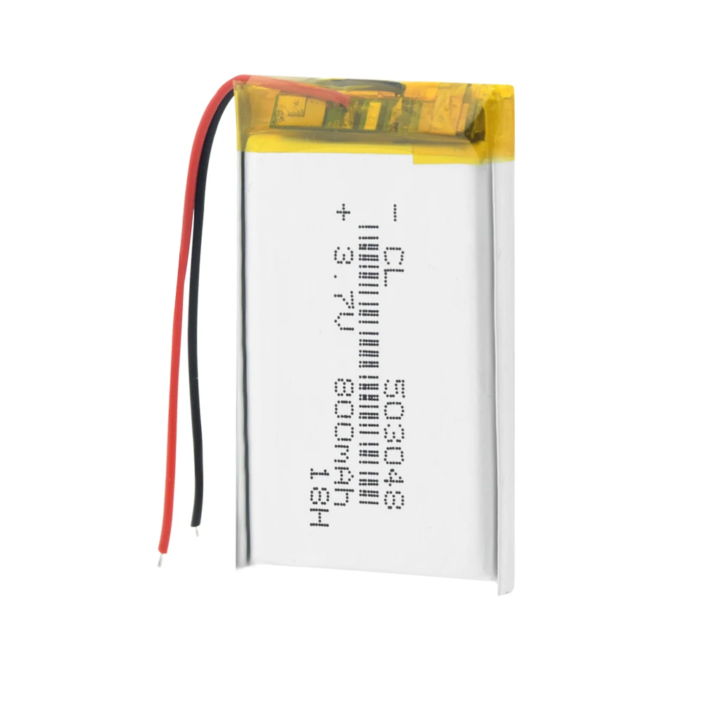 503048 перезаряжаемая батарея 3,7 V 053048 800MAH литий-полимерная батарея для MP3 MP4 Bluetooth gps Беспроводная стерео гарнитура планшет