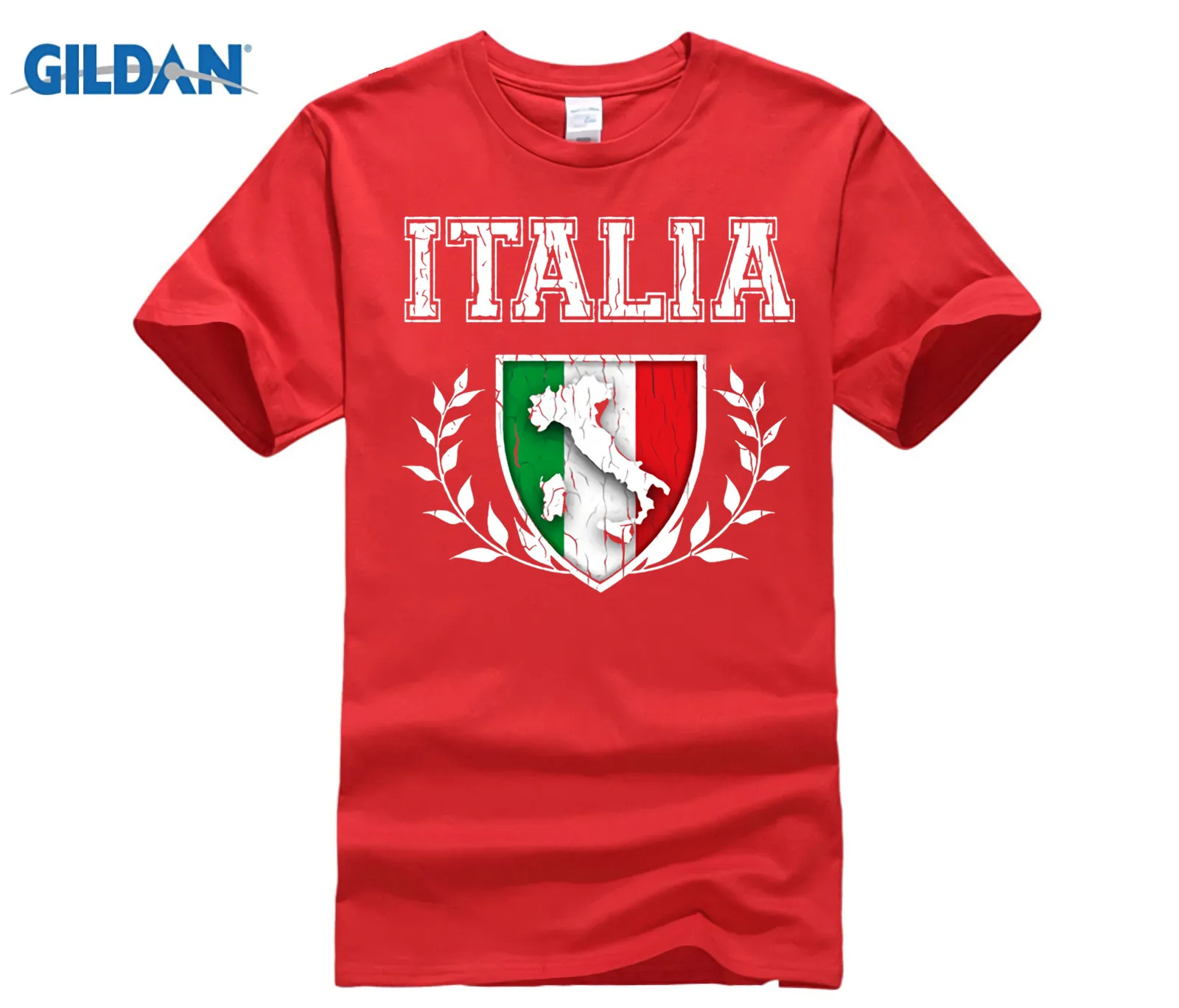 Горячие предложения для мужчин футболка дизайн Italia итальянская гордость Италия