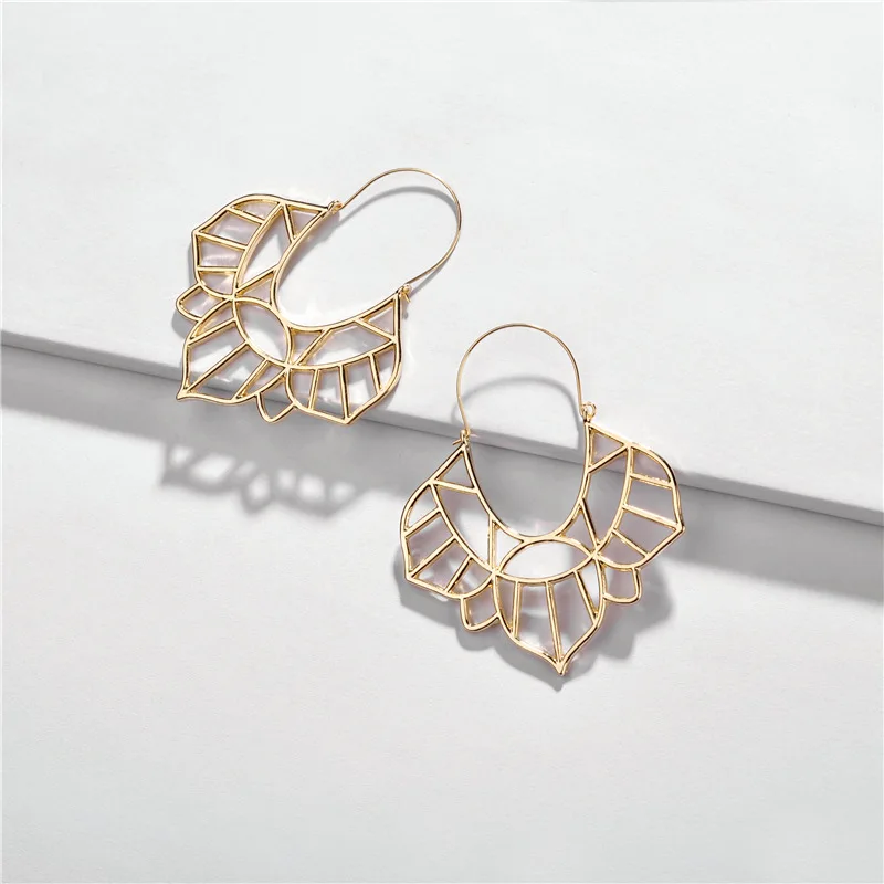 Ювелирные изделия joolim оптом Hool EaringTrendy впечатляющие серьги - Окраска металла: gold