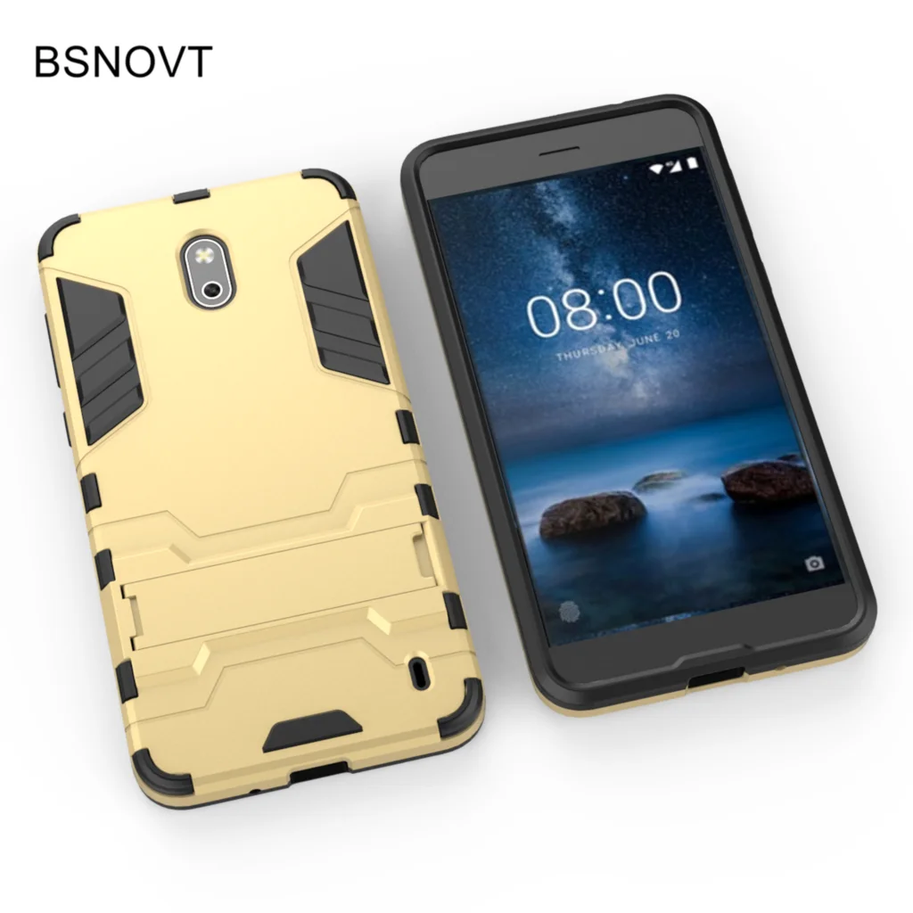 Чехол для Nokia 2 мягкий силиконовый + Гибридный Пластиковый жесткий противоударный