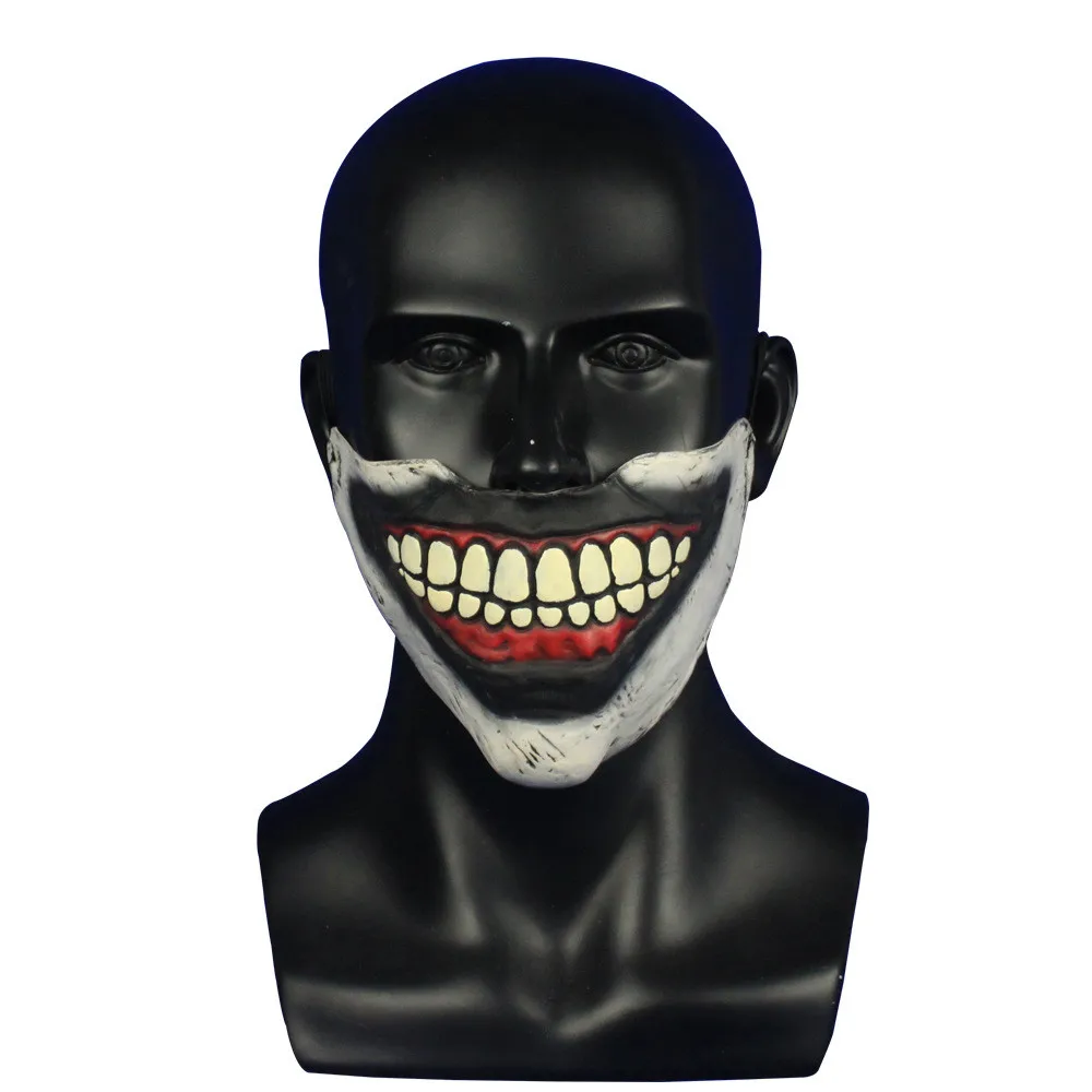 Kaneki Ken маски для лица аниме Токийский Гуль Маскарадная маска популярная 2 канеки
