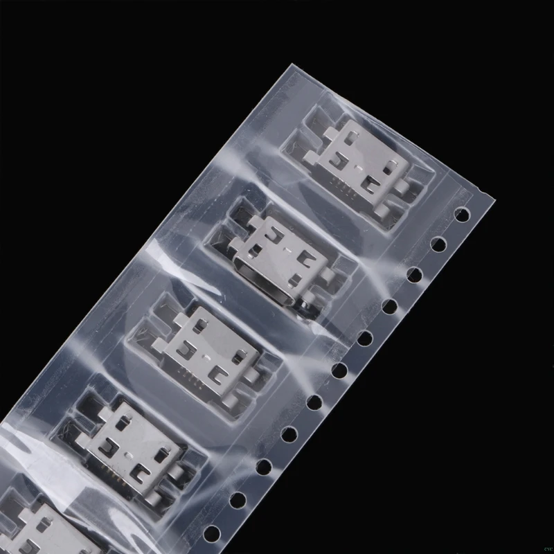 OOTDTY 10 шт. Тип B Micro USB 5 контактный разъем для зарядного устройства|Соединители| |