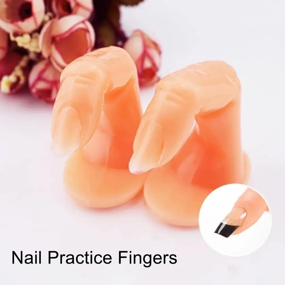 

NEW 10Pcs/Set Nail Art Tools Fake Fingers Tips Training Practices Display Exercises