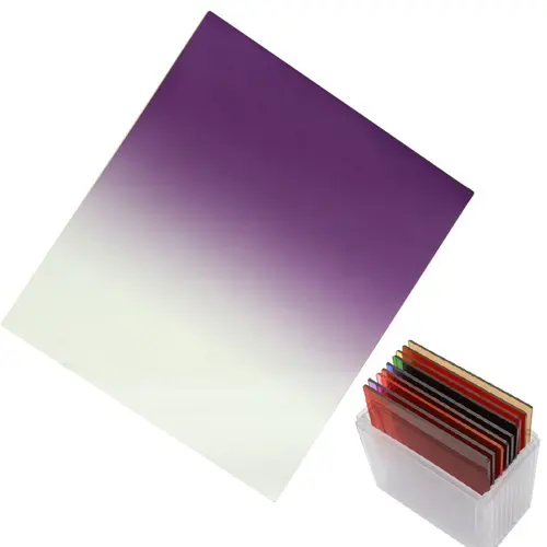 FOTGA 4 &quotx 4&quot нейтральная плотность постепенный фиолетовый Mauve квадратный ND