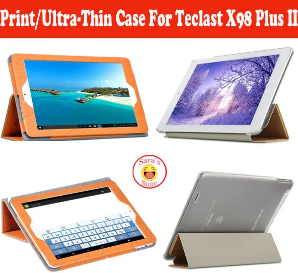 

Newest Ultra-thin Leather PU Case For Teclast X98 Plus II 9.7 inch Tablet,Protective Cover For Teclast X 98 Plus II With 3 Gifts