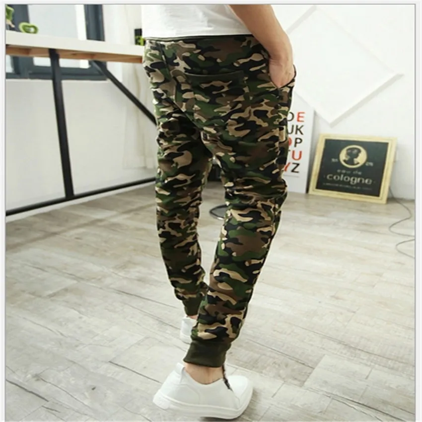 Мужские брюки на открытом воздухе камуфляж гарем военные хип хоп мужские бегунов