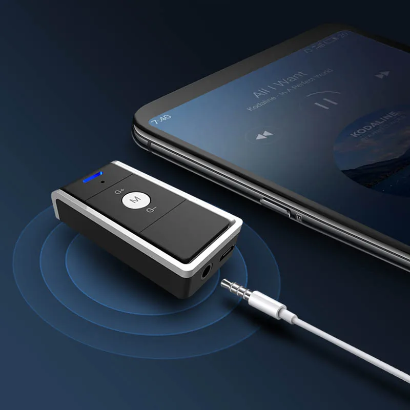 4 2 Bluetooth беспроводной задний зажим Aux аудио приемник адаптер Handsfree автомобильный