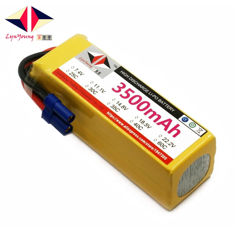 Аккумулятор HX Lipo 6S 22 2 в 3500 мАч 25C 30C 35C 40C 60C для радиоуправляемого дрона