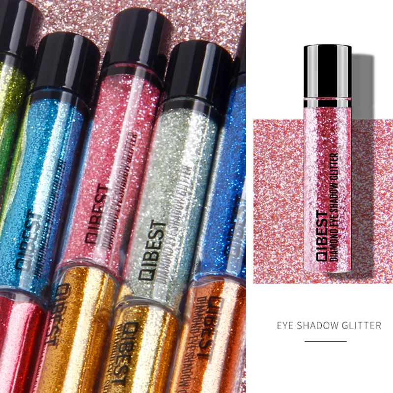 Тени для век Золотая блестящая пудра одноцветная тени рассыпчатые мигающий