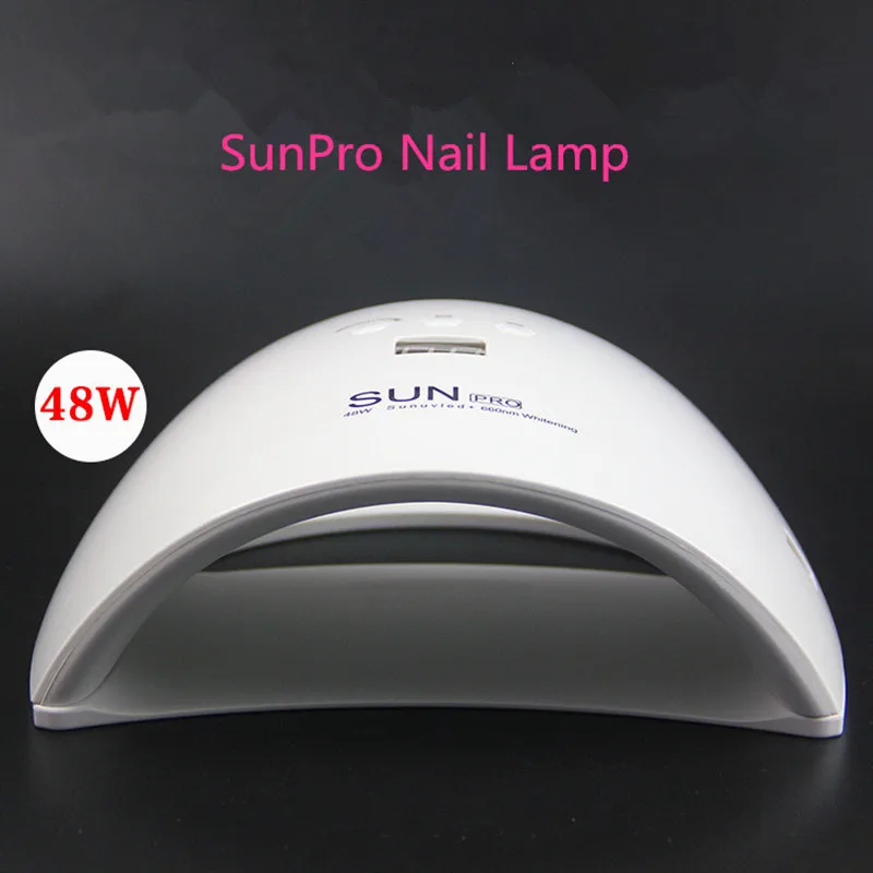 Новый Профессиональный гель для ногтей SUNPRO 48 Вт Быстросохнущий Гель лак машинка