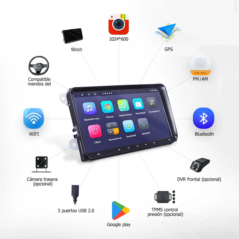 Теда мультимедиа для Android автомобильный DVD проигрыватель Фольксваген Гольф poloskoda