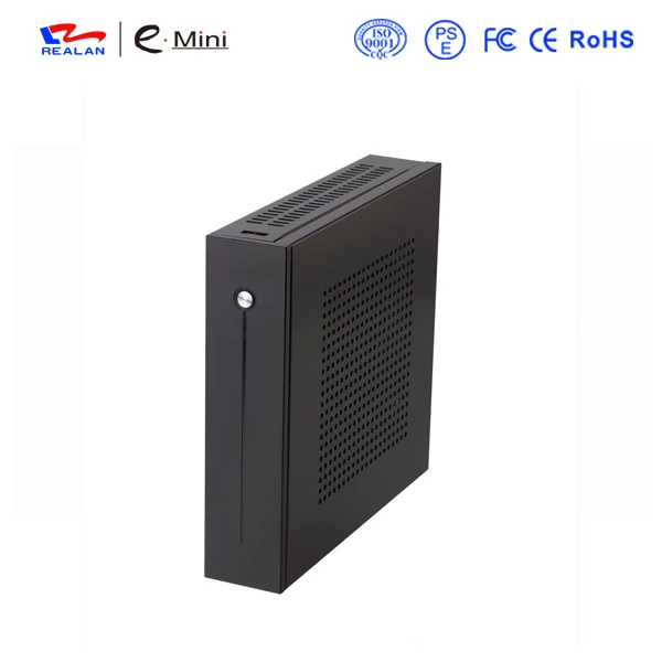 Стальной чехол для HTPC Mini ITX настольного компьютера игрового ПК с адаптером 12 В 5 А