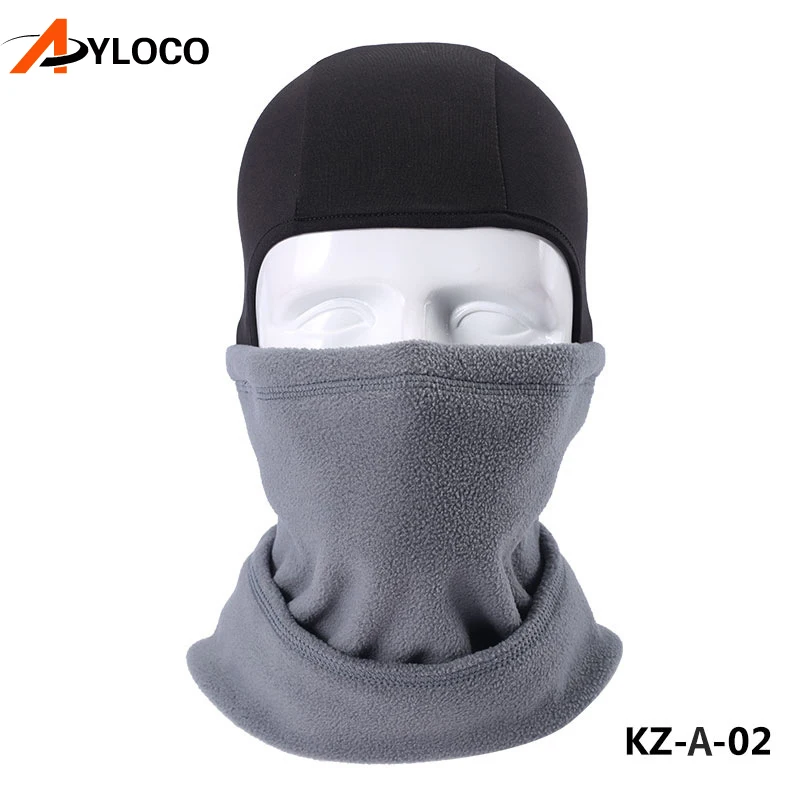 Балаклава мотоциклетная маска для лица термальная флисовая тактическая