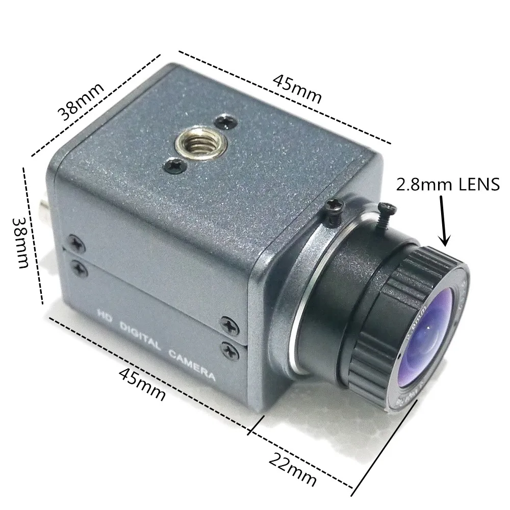 Высокое качество камера видеонаблюдения 1/3 дюйма цветная CMOS 1080P мини HD 2 8 мм