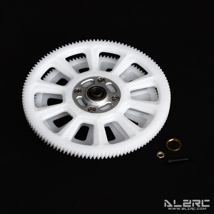 

ALZRC - Devil 450 New 121T Slant Thread Main Drive Gear Assembly - White