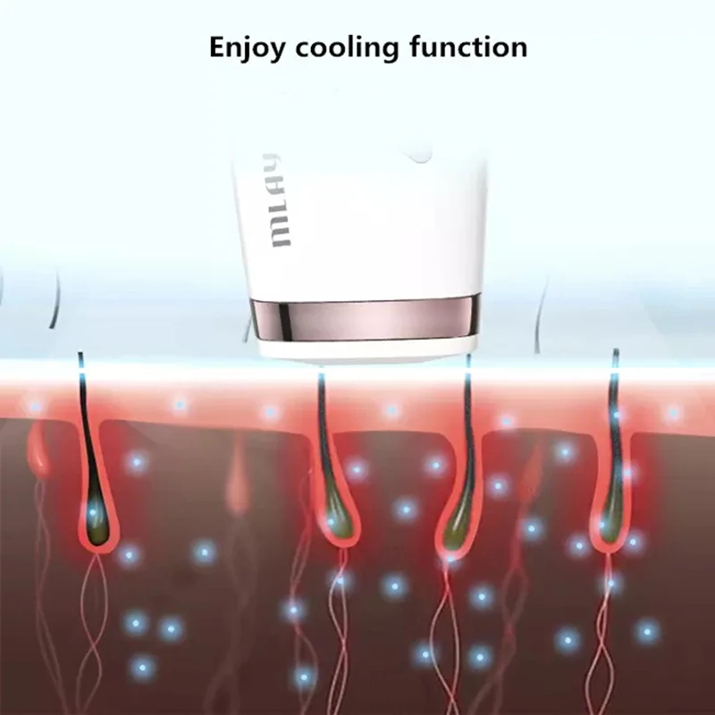 Новинка года! Устройство для удаления волос с лазером Ice Cool IPL, безболезненное устройство для удаления волос IPL, Эпилятор с 300000 вспышками для домашнего использования, лазерная машина