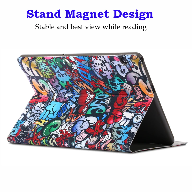 Fnuda чехол для huawei MediaPad T5 10 AGS2 W09 L09 L03 W19 1 &quotTablet ТПУ + PU крышка Подставка Чехол|Чехлы