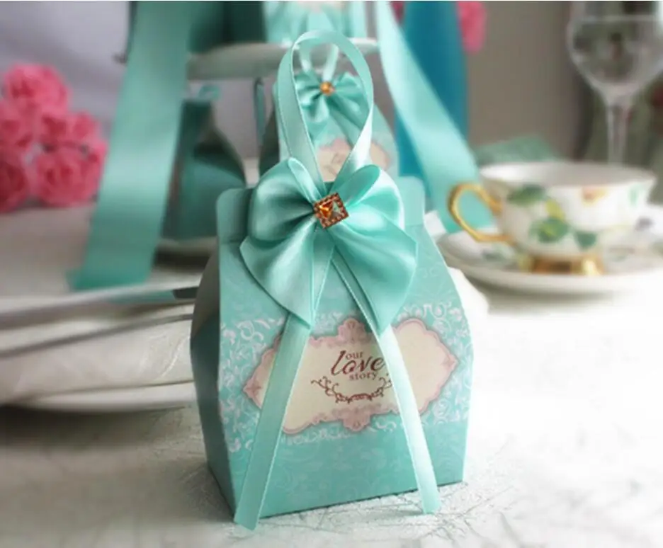 Romantic LOVE STORY wedding party favor candy box with personalize parts bomboniere gifts souvenir package 50PCS/lot | Дом и сад