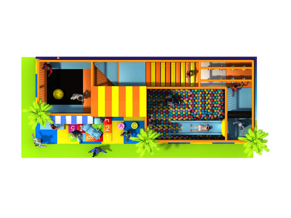 Детское оборудование для развлекательных площадок детское игровое помещений