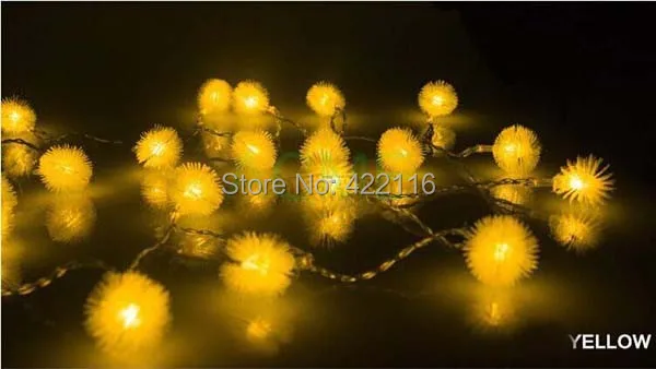 Разноцветные шары Edelweiss 20 м 200 светодиодная гирлянда для праздника сказочные огни