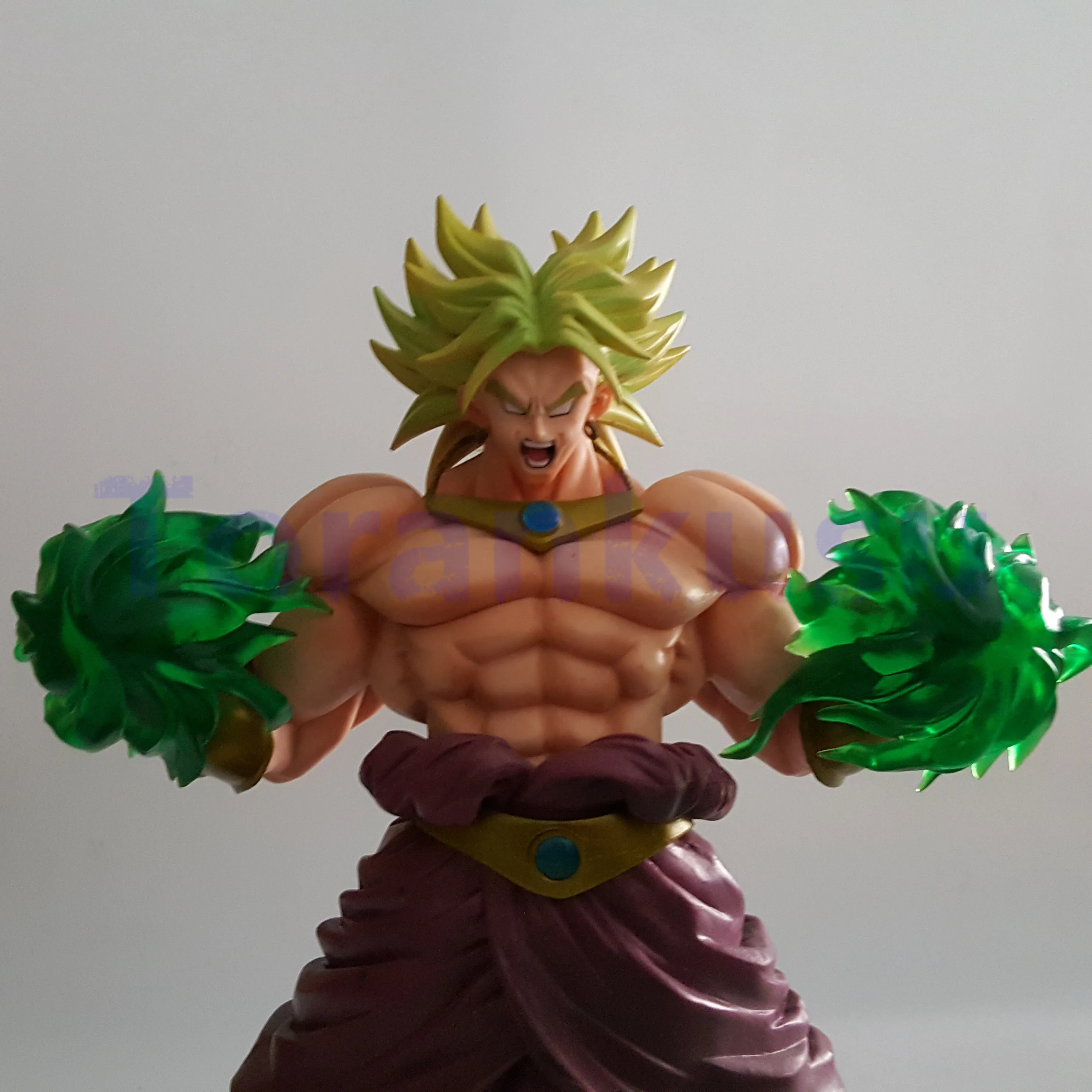 Dragon Ball Z Broly фигурку жарить зеленый Мощность DIY Led светильник набор супер сайян