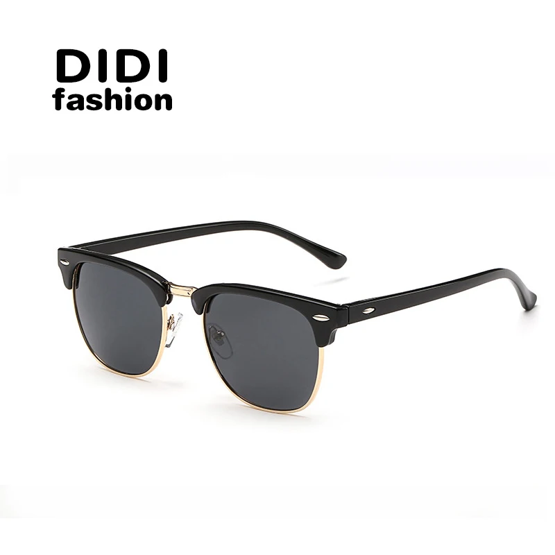 Женские поляризованные солнцезащитные очки DIDI винтажные дизайнерские кошачий
