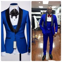 handsome groomsmen wool blend groom tuxedos mens wedding dress man jacket blazer prom dinner jacketpantstievest a04