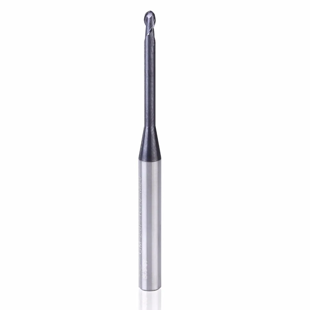 GM-2BP R1.0-R2.5, Вольфрамовая сталь, 2 флейты, круглый нос, длинная шея, короткая режущая кромка, с покрытием, Концевая фреза с ЧПУ, фреза, режущие инструменты