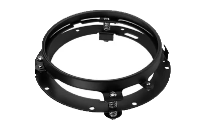 Only bracket Black " светодиодный налобный светильник DRL Hi/Low Beam проектор двигатель 4,5" противотуманный светильник для мотоцикла лампа для Harley Street Glide Road King Electra Glide - Цвет: Only bracket Black