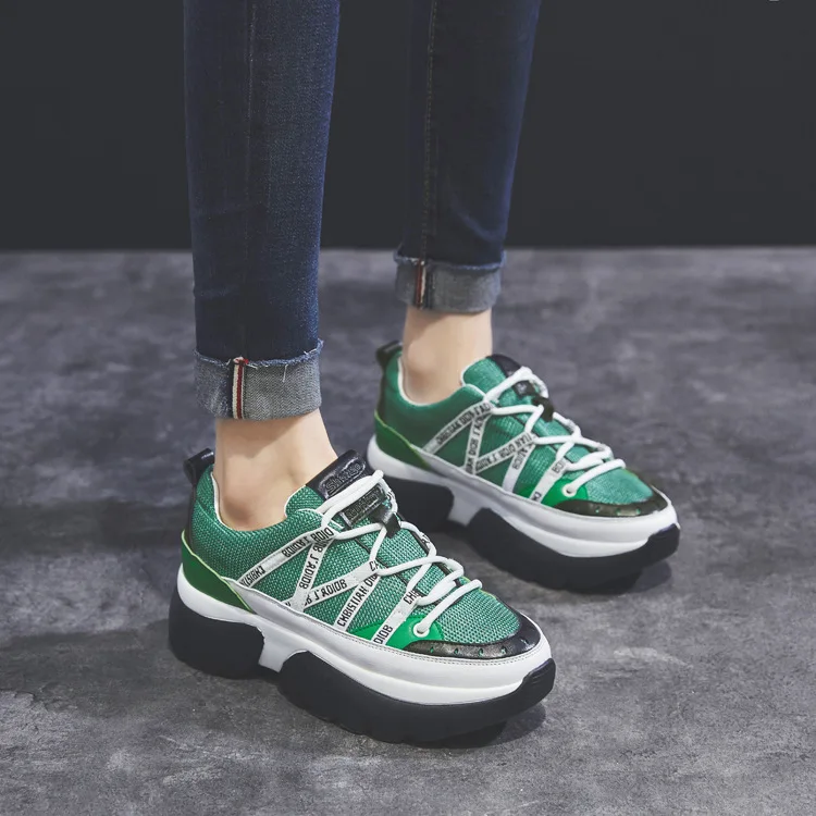 White Shoes Women Casual Sneakers Platform Fashion Brand zapatillas mujer Spring New chaussures femme Ladies footware B