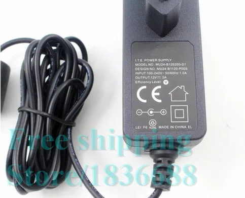 12 В 2A Новый ЕС Сетевой адаптер для LG Ads-24s-12 1224GPG Ads-24np-12-1 12024 г Eay60740801 W1943sv E1948sx W1943se |