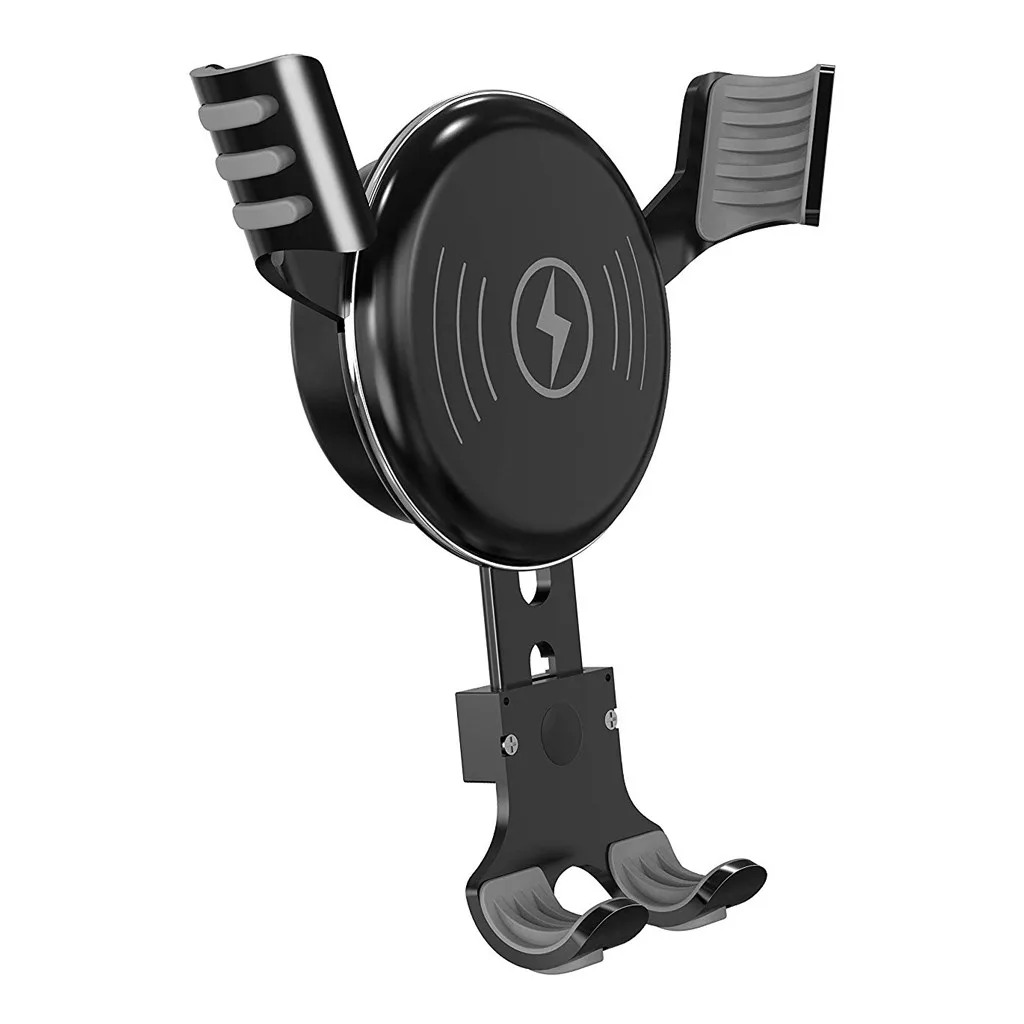 10 Вт беспроводное быстрое зарядное устройство Автомобильный держатель телефона