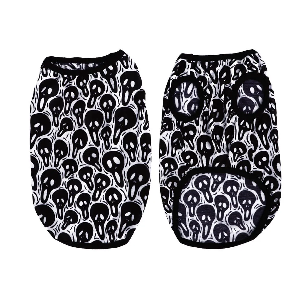5 1 шт., 5 моделей, XS/S/M/L/XL/2XL/3XL/4XL, хлопковые костюмы с рисунком щенка, кошки, собаки, жилет, футболка, одежда, летняя одежда - Цвет: 5