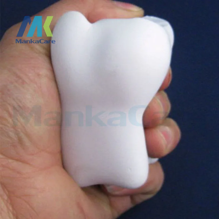 15 Pcs 8cm PU toy tooth / teeth stress ball dental decompression vent shape | Красота и здоровье