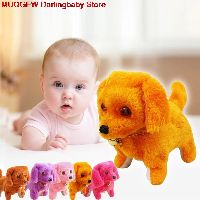 Музыка Light Симпатичные робот собака Электронный Прогулки собак Pet Puppy забавными