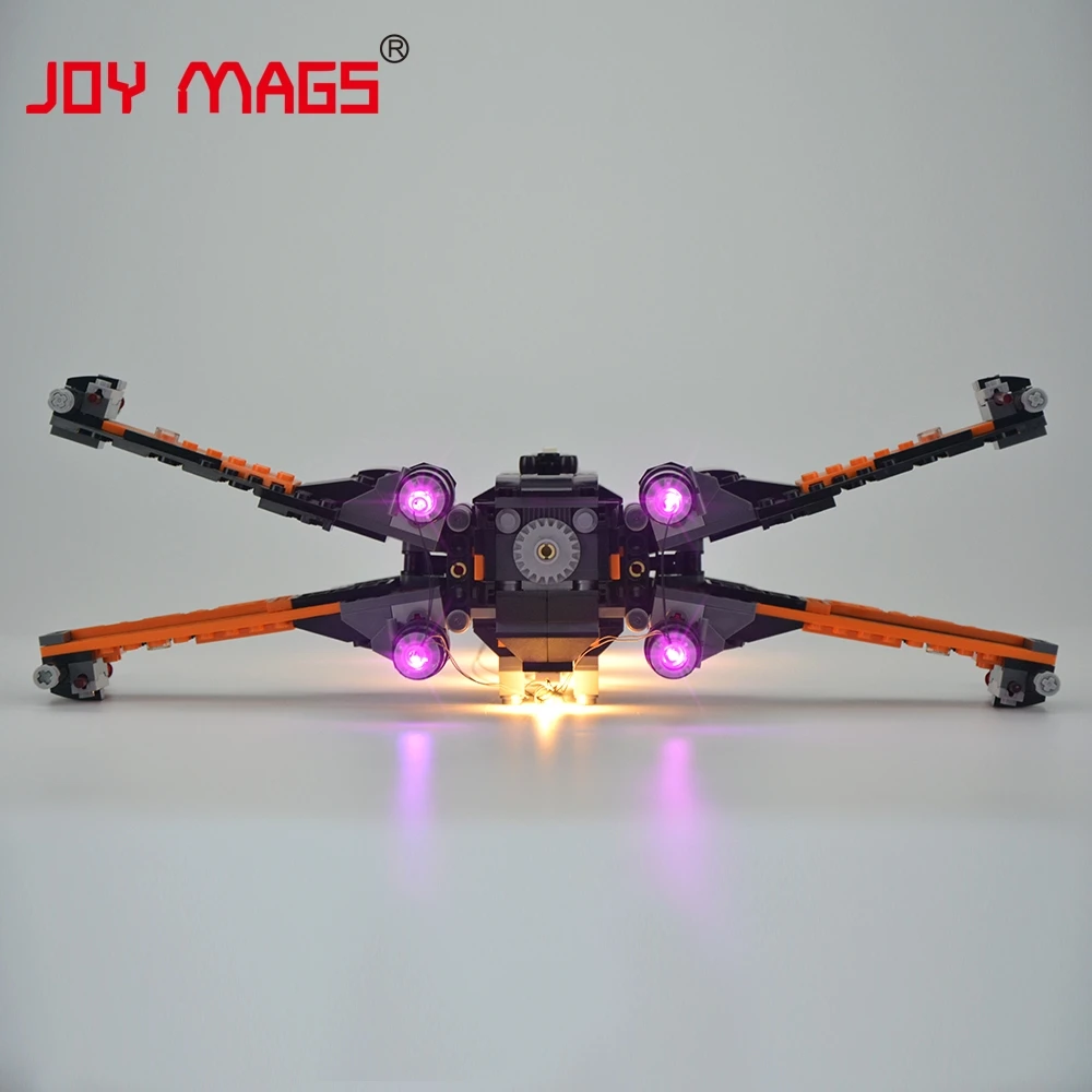 Светодиодный светильник JOY MAGS Only для истребителя X Wing совместим с моделями 75102/05004