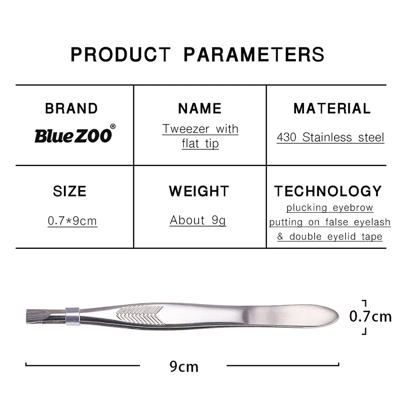 Женский пинцет для бровей нержавеющая сталь лица носа выщипывания волос зажим