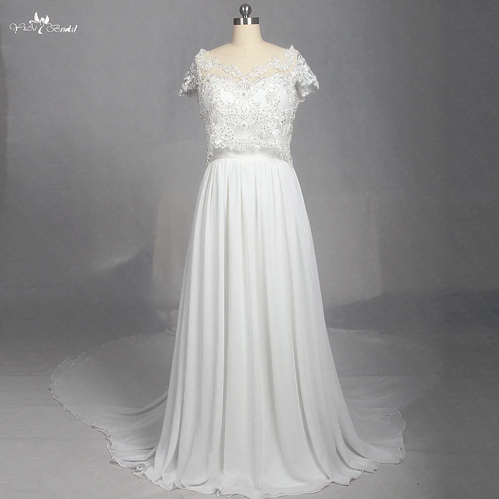 RSW1306 съемный Болеро Бохо шифоновое свадебное платье Vestido Noiva Praia|noiva praia|vestido noiva