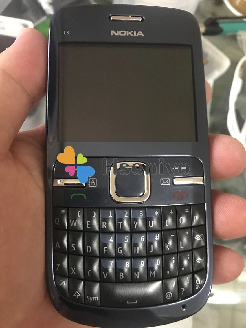 Восстановленный Оригинальный сотовый телефон Nokia C3 00 WIFI 2 Мп Bluetooth Jave|cell phones|unlocked