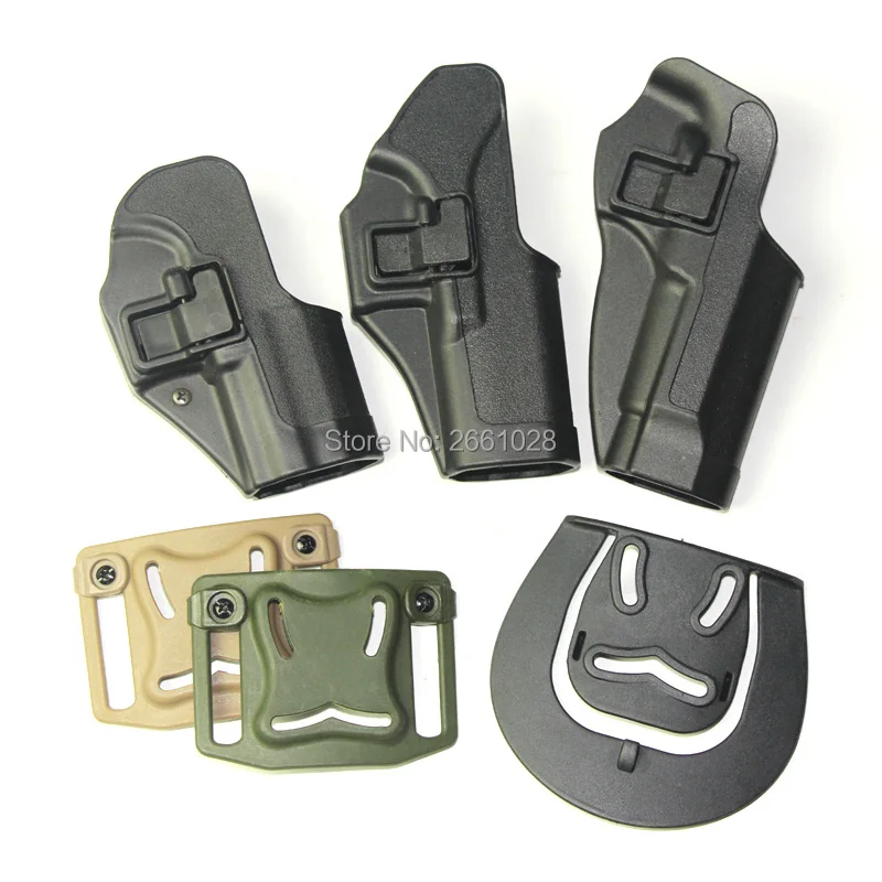

CQC Hunting Holster Paddle Loop Tactical Belt Waist Gun Holster Platform For Pistol Gun Gl 17 M9 HK USP Sig Sauer