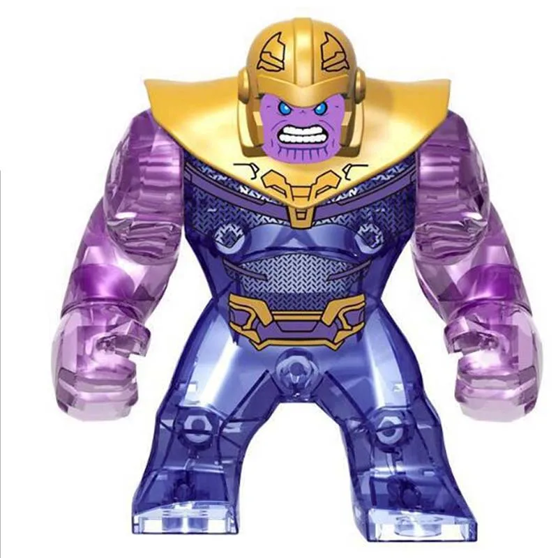 Thanos строительные блоки энергетические камни перчатки Marvel Новые Мстители 4 эндигра Совместимость с супер герой кирпичи игрушки строительные блоки - Цвет: Черный