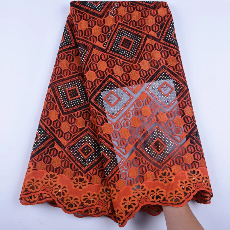 Новый дизайн Лидер продаж нигерийская кружевная ткань модный Африканский хлопок