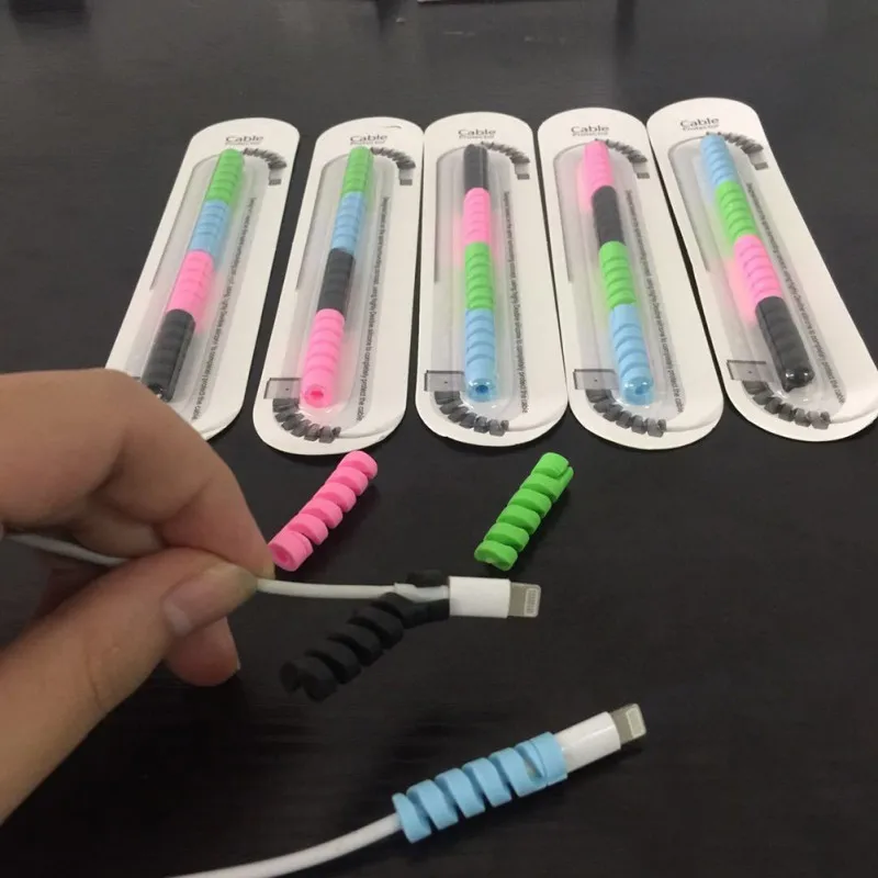 4 шт. защита для usb-кабеля провода крышка 8Pin данных зарядное устройство линия