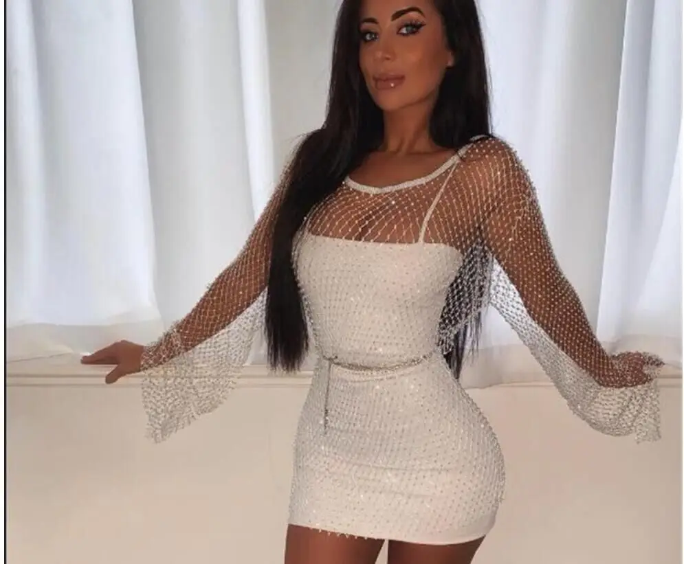Missord 2019 летняя пляжная блуза бикини с бретелькой через шею ажурное платье круглым