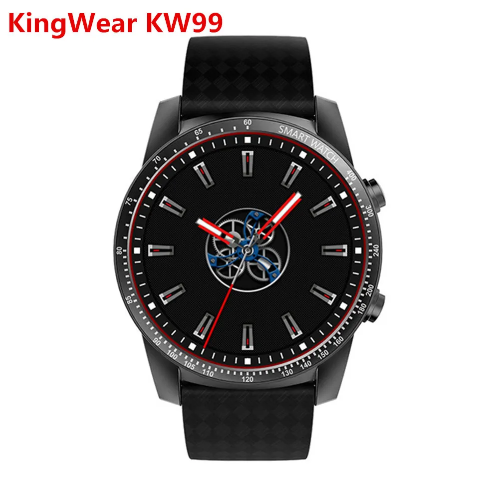 Kingwear KW99 3g Smartwatch телефон Android 5,1 MTK6580 четырехъядерный 8 Гб ПЗУ монитор сердечного ритма шагомер gps анти-потеря Смарт часы
