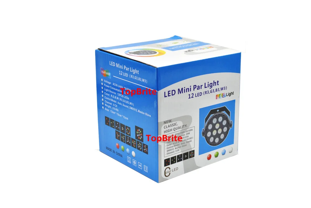 Светодиодный светильник RGBW для дискотек 30 Вт 12x3 Вт|led laser dmx|light controller dmxcontroller control |