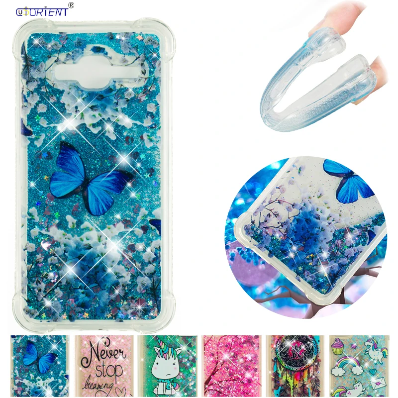 Glitter Cover for Samsung Galaxy J3 2016 J36 SM-J320 SM-J320FN SM-J320F/DS SM-J320H/DS Dynamic Liquid Quicksand Case | Мобильные