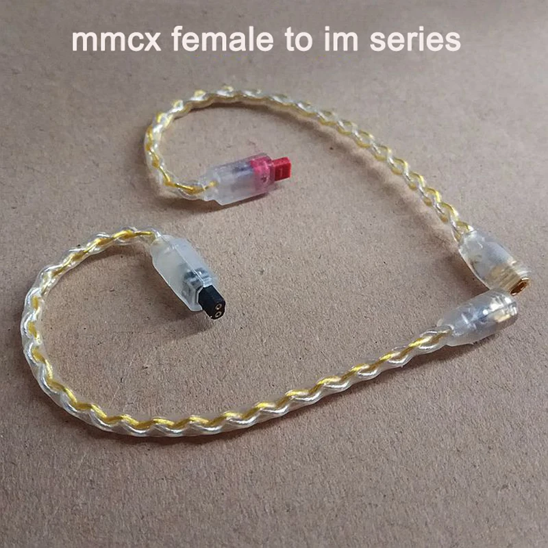 MMCX Женский 0 78 мм 2 pin IM04 IE80 A2DC Мужской наушник гарнитура кабель адаптер для shure SE215